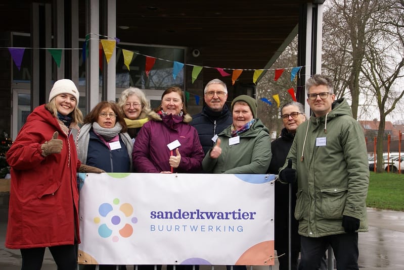 Groepsfoto buurt